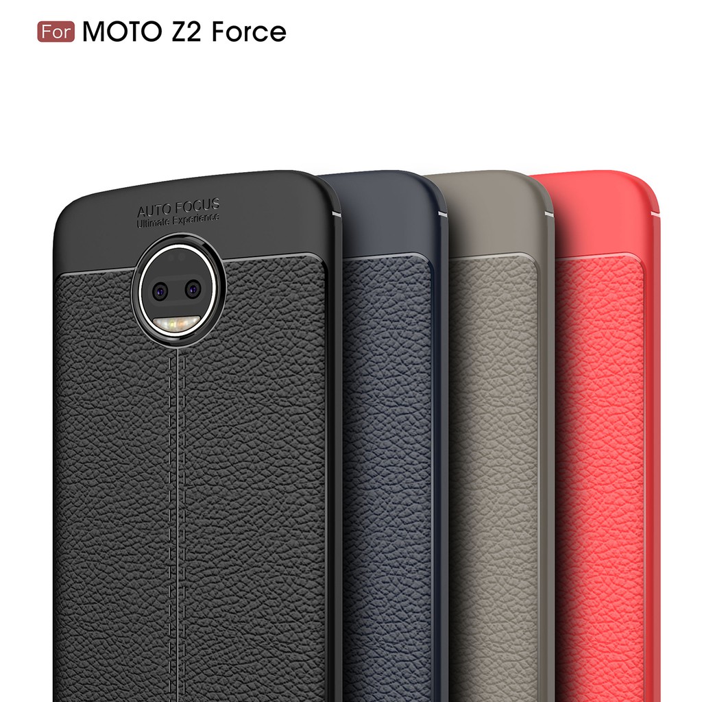 Điện Thoại Ốp Lưng Da Tpu Mềm Siêu Mỏng Cho Motorola Moto Z2 Force