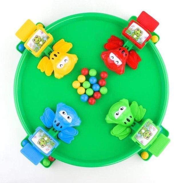 Bộ đồ chơi ếch pacman ăn bóng vui nhộn, bàn 4 ếch