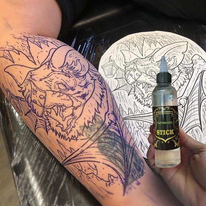 Gel scan hình xăm Print tattoo 1oz hàng có sẵn