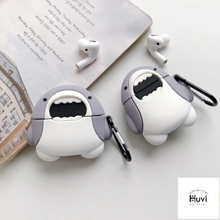  Case airpod 1 2 Pro 3 Cá mập con - Vỏ bọc đựng tai nghe không dây airpods