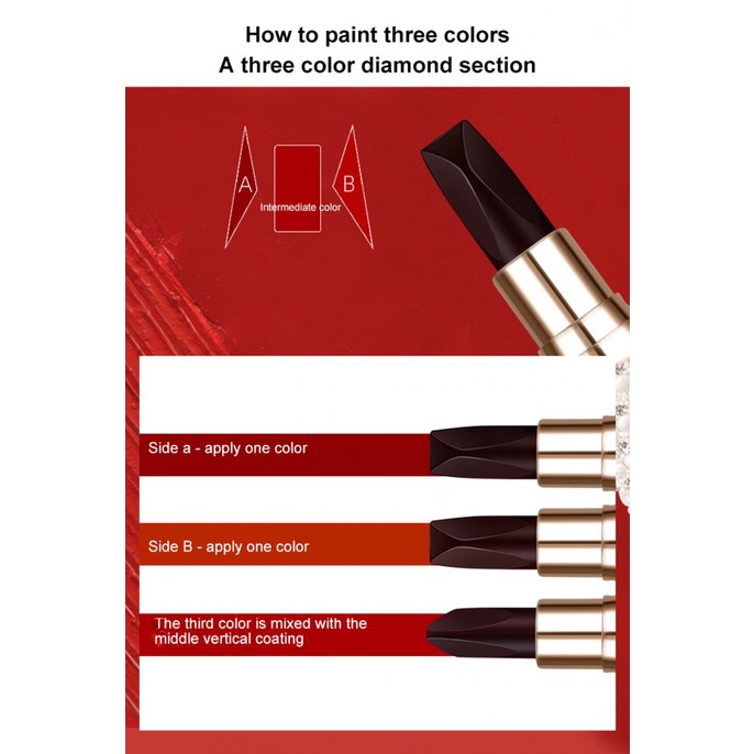 Son môi Queen's Scepter ba màu sắc thời trang