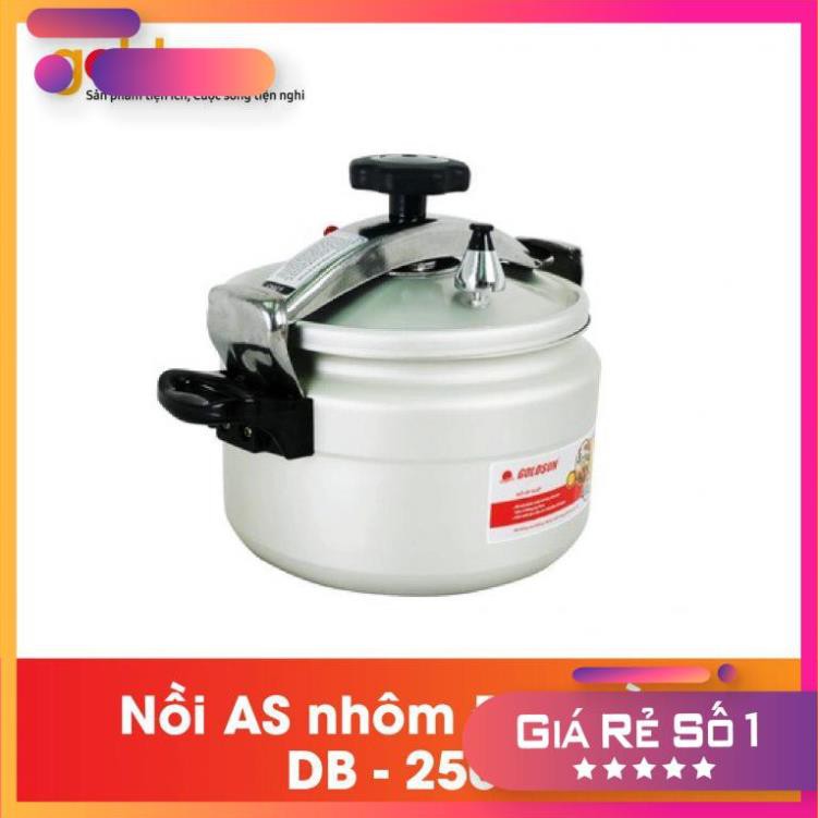 Nồi ÁP SUẤT GOLDSUN  nhôm ĐH Mềm DB – 2501