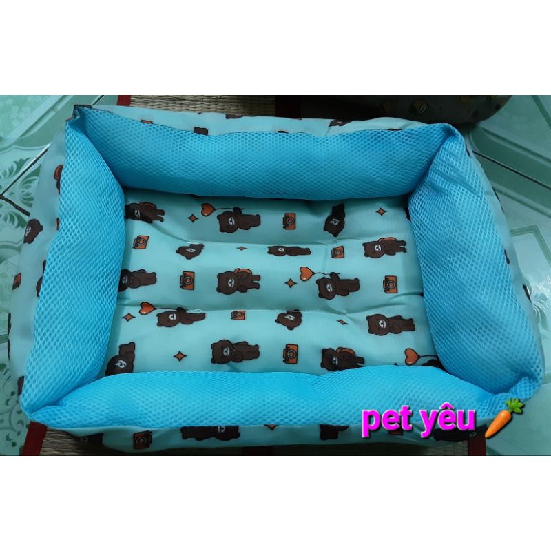 Nệm ngủ chữ nhật (35×50 cm)❤️FREESHIP❤️dành cho thú cưng thỏ bọ chinchilla sóc chó mèo