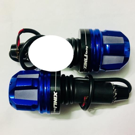 Gù tay lái đèn Led 5 cạnh gắn các loại xe máy,moto,pkl - STN