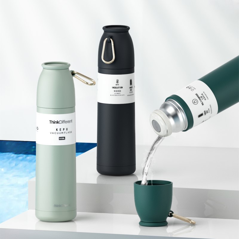 Bình giữ nhiệt Think Different dung tích 500ml có kèm nắp cốc tiện lợi inox304 giữ nhiệt 18h | BigBuy360 - bigbuy360.vn