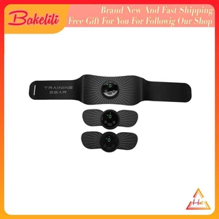 Bakelili EMS Abdominal Muscle Belt Arm Leg Training Stimulator (Black Battery Type)