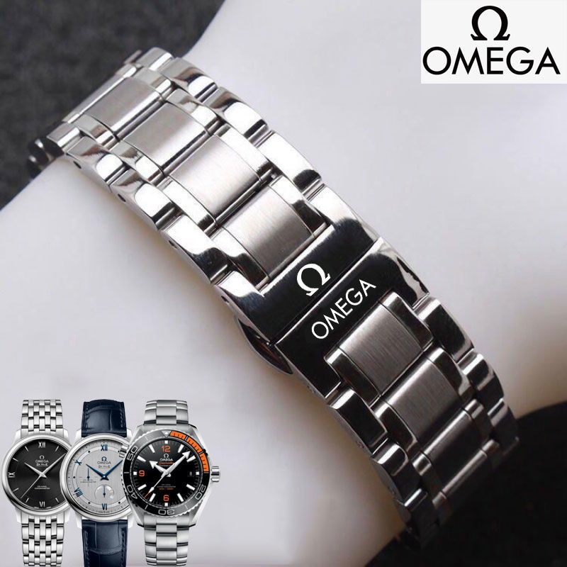 Dây Đeo Đồng Hồ Bằng Thép Không Gỉ 20mm Dành Cho Omega