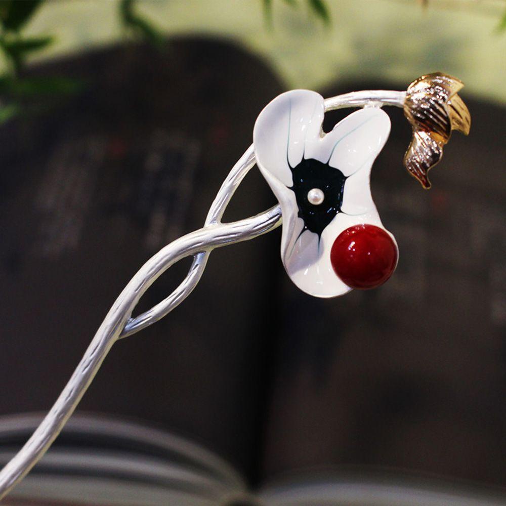 Trâm Cài Tóc 15H Hình Lá Sen Phong Cách Cổ Điển Cho Nam Và Nữ