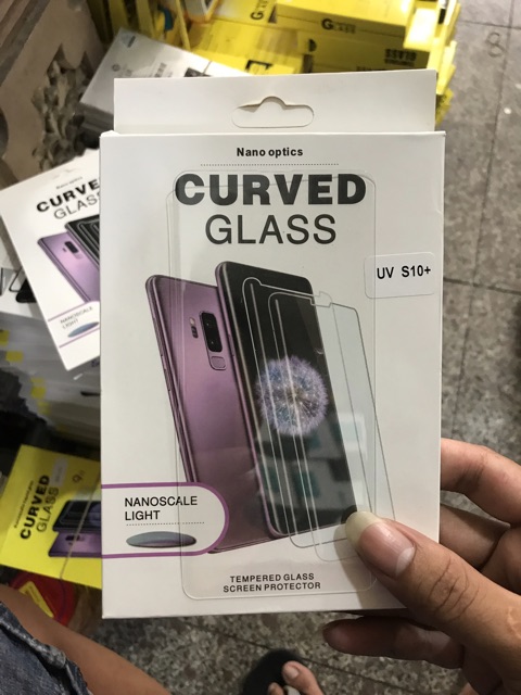 Cường lực full keo UV Samsung S10 / S10plus
