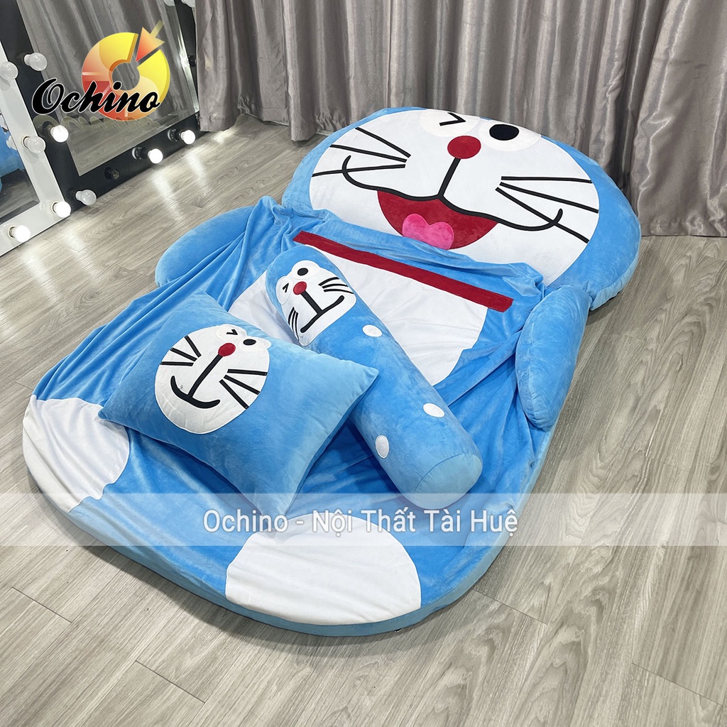 Giường nệm thú bông Handmade cao cấp cho bé size 1m6-1m1 dày 5cm (có video sản phẩm)