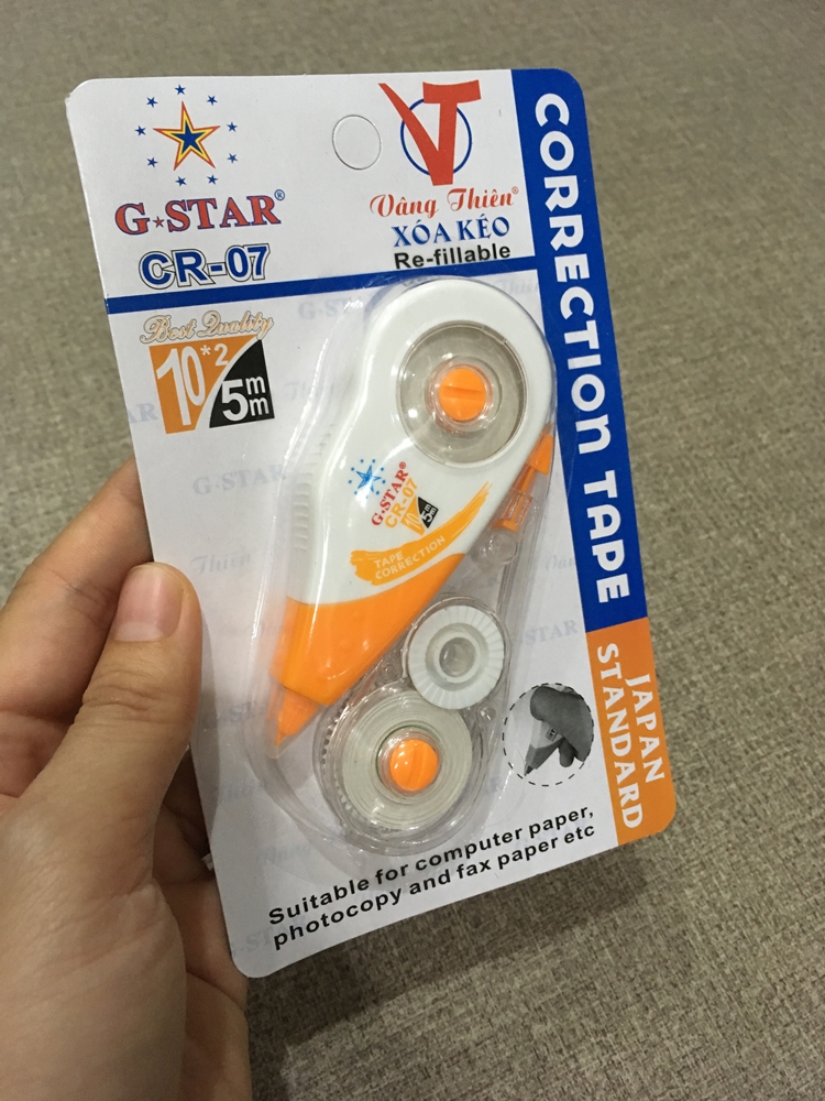 Xóa kéo + ruột Gstar CR-07 - Màu Cam - Gstar