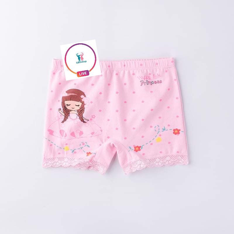 Set 4 quần chip Happy Little Princess cho bé từ 9kg - 38kg