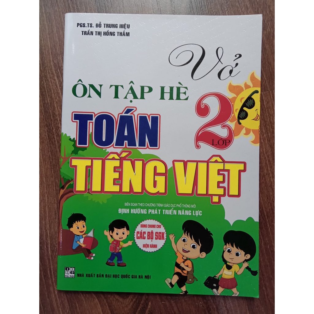 Sách - Vở ôn tập hè toán - tiếng việt lớp 2