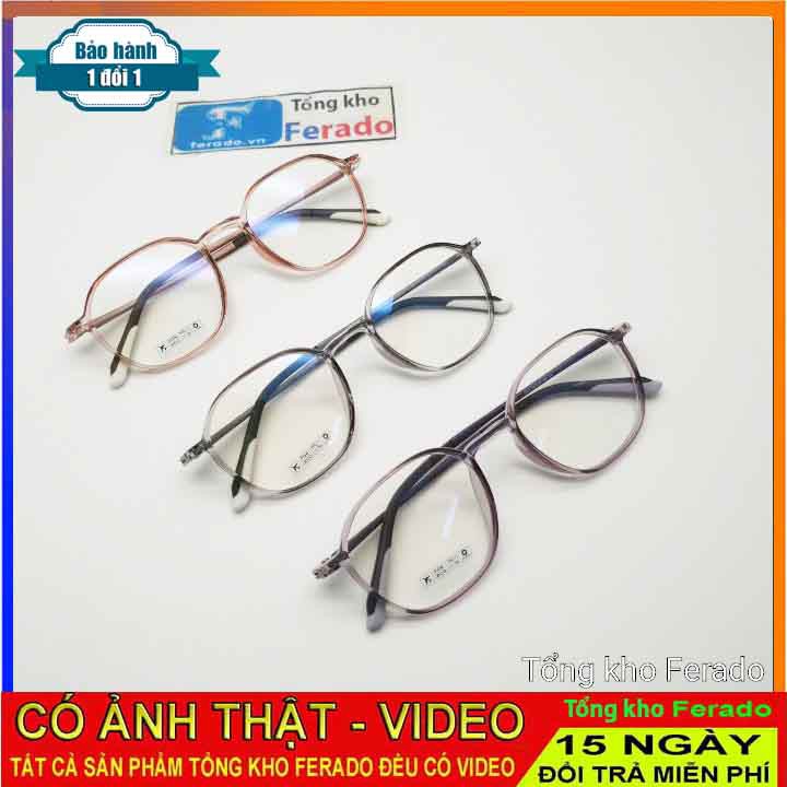 Gọng kính mắt  thay mắt cận chất liệu nhựa dẻo thời trang nữ [ VIDEO ẢNH TỰ CHUP THẬT]