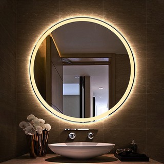 GƯƠNG ĐÈN LED VIỀN TRONG (KO CẢM ỨNG) 💎 GƯƠNG TRÒN ĐÈN LED, PHUN CÁT VIỀN TRONG💎