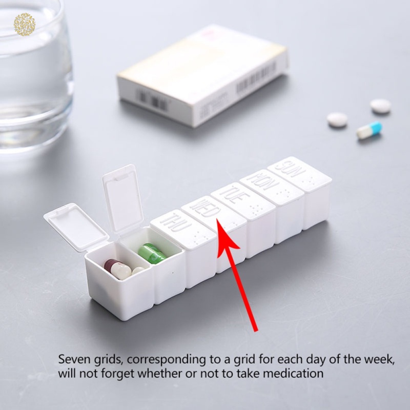 Hộp đựng thuốc 7 ngày tiện lợi khi đi du lịch