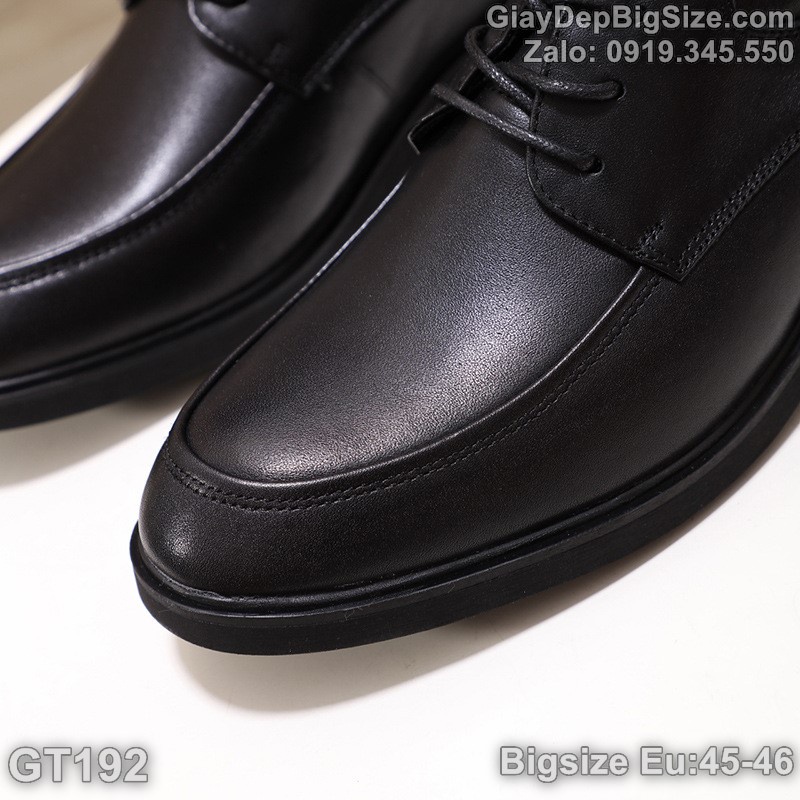 Giày da công sở, giày tây big size cỡ lớn Eu:45-46 cho nam chân to - GT192