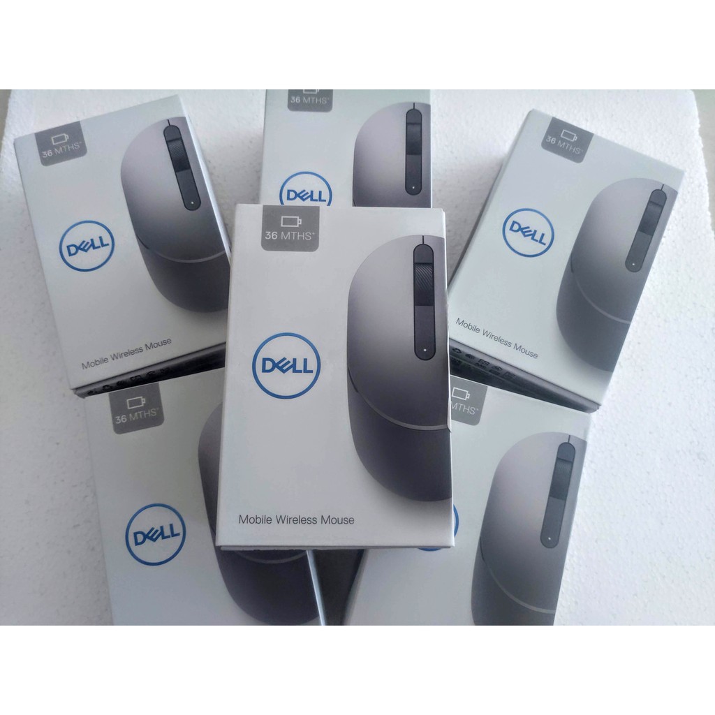 Dell MS3320W Mobile Wireless Mouse - Chuột không dây kết nối 2 thiết bị: 1 USB và 1 Bluetooth - Multi Device dual mode