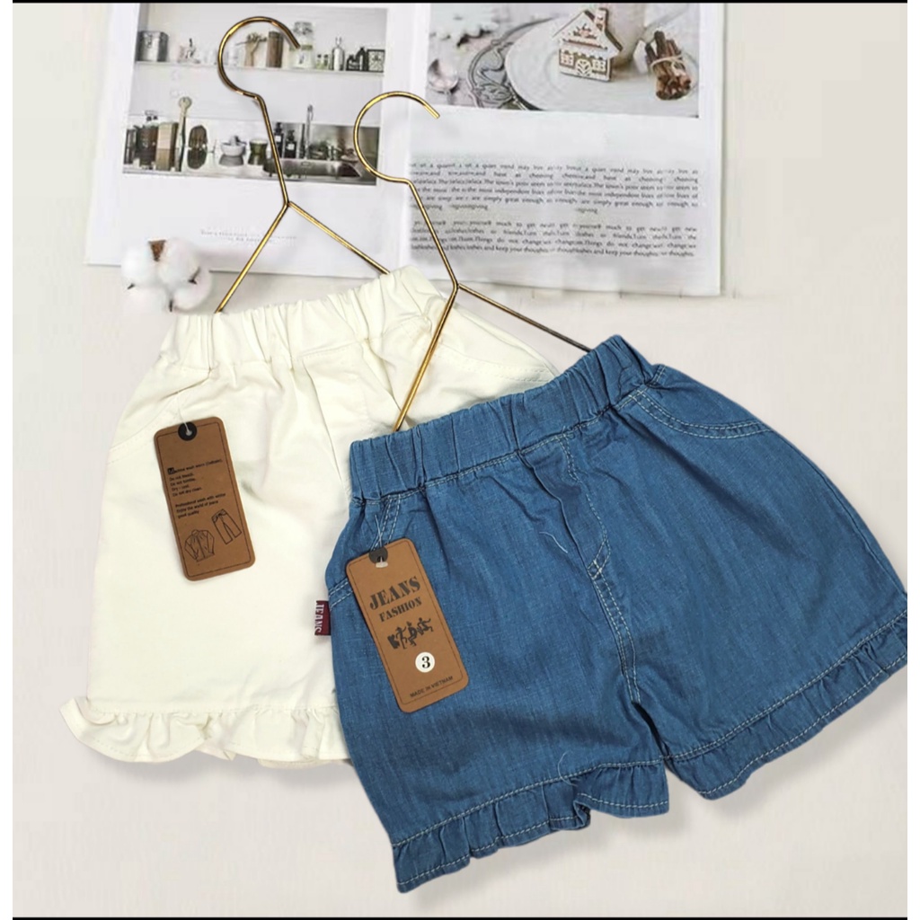 KND04- SIÊU PHẨM Quần short đùi kaki- thô mềm cho bé Gái siêu đẹp từ 8-25kg
