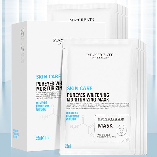 Mặt Nạ Maycreate Skin Care Water Lotus Whitening Mask Dưỡng Ẩm Trắng Da