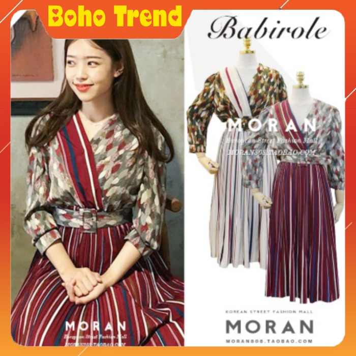 Váy Moran Thiết Kế Cực Xinh ❤️FREESHIP❤️Đầm Công Sở