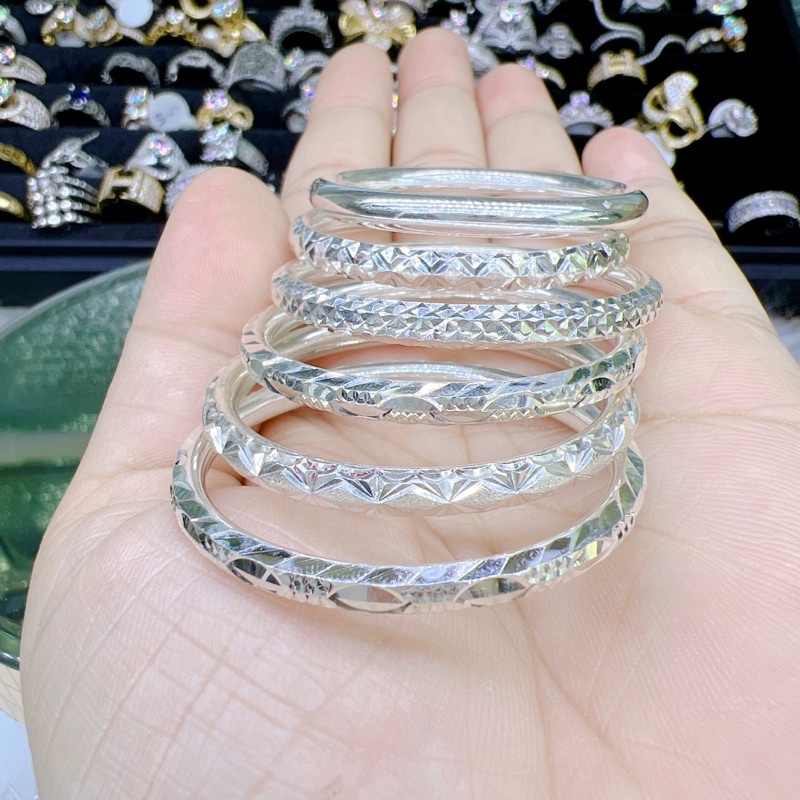 vòng tay bạc nguyên chất cho bé Joli