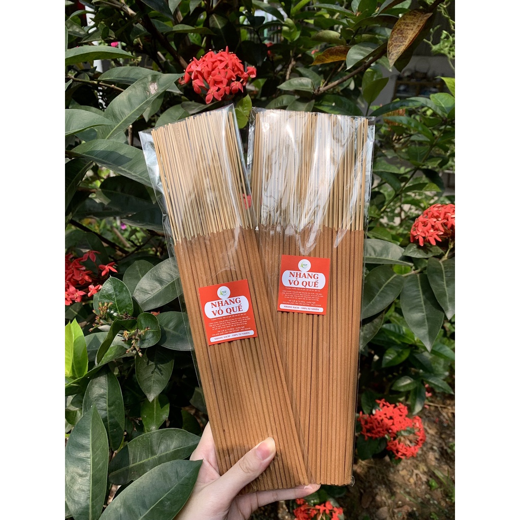 1KG Nhang Quế Trà Bồng - Nhang Sạch 100% Tự Nhiên, Không Hương Liệu, Không Hóa Chất, Không Cuộn Tàn, Không Độc Hại