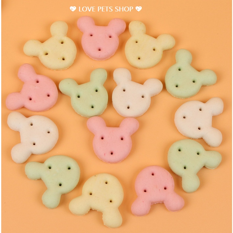 BÁNH THƯỞNG CHO CHÓ MÈO, BÁNH QUY SỮA CHO THÚ CƯNG &quot;MẪU MỚI&quot; - LOVE PETS SHOP