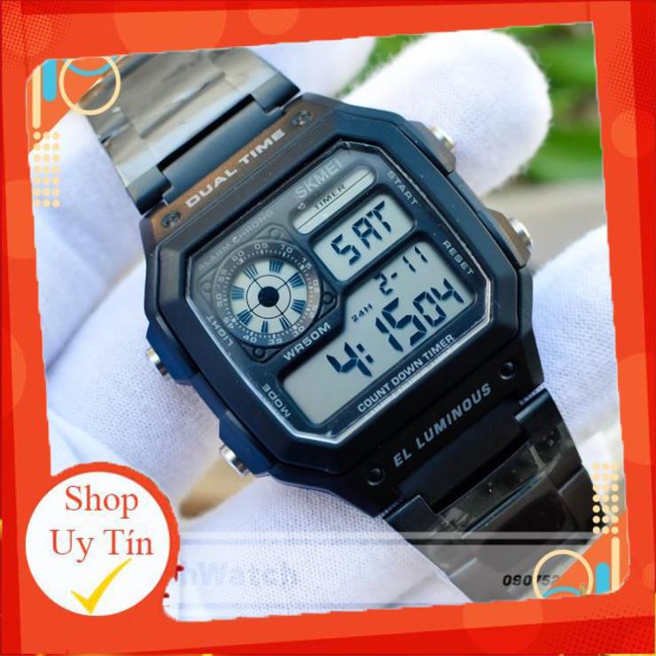 [Hàng Giả Trả Tiền] Đồng hồ nam SKMEI 1335 điện tử dây thép | BigBuy360 - bigbuy360.vn