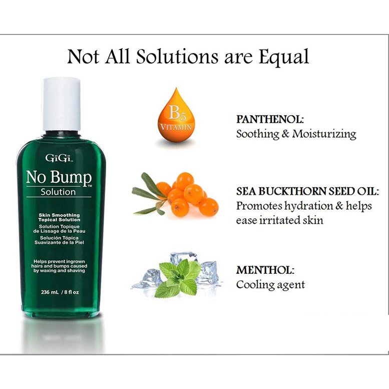 Chống Mọc Lông Ngược Vào Dưới Da GiGi No Bump dùng trước Khi Wax Lông, Dạng Nước 4oz / 118ml