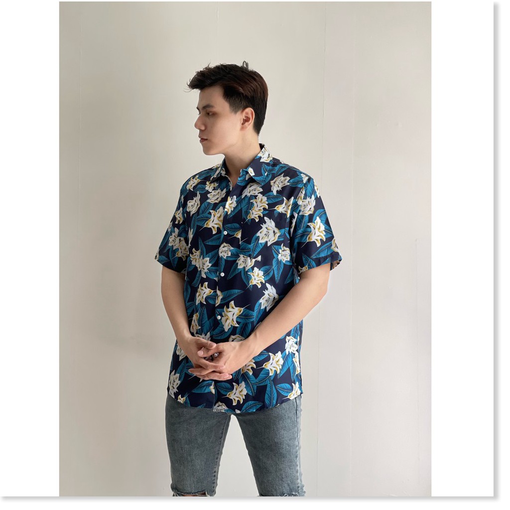 ÁO SƠ MI FORM RỘNG DÀNH CHO NAM HOẠ TIẾT ĐỘC LẠ/  CÓ ĐẦY ĐỦ SIZE LANA FASHION