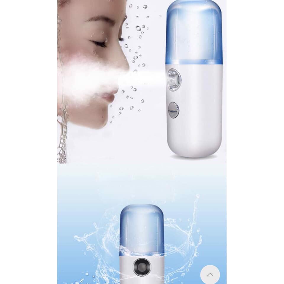 Máy phun sương cầm tay tạo độ ẩm cho da, máy xịt khuẩn xông phòng tiện dụng