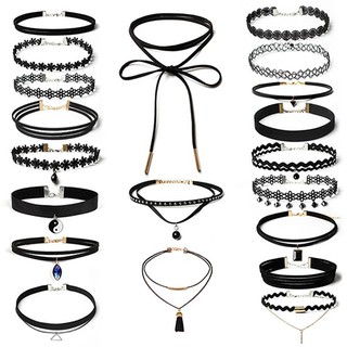 Combo 12 vòng choker nữ cá tính và thời trang