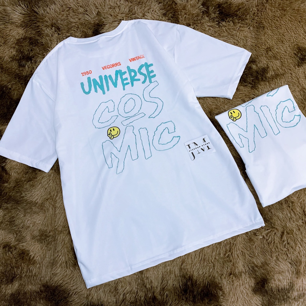 Áo thun Unisex in hình Drew mặt cười JTeeMan, áo phông Unisex tay lỡ form rộng nam nữ vải cotton thoáng mát - JT20
