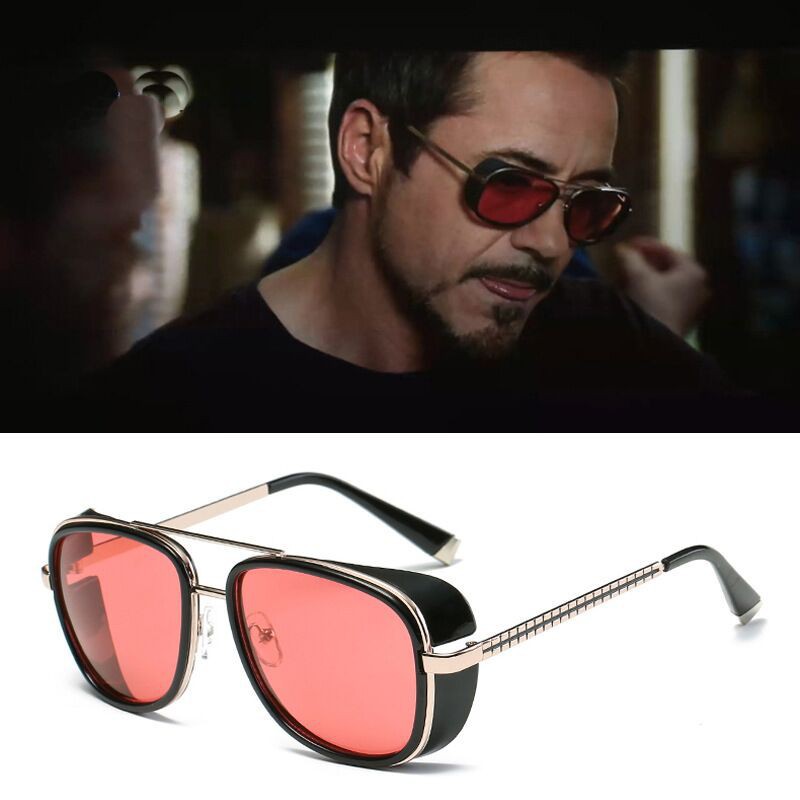 Iron Man 3 Matsuda TONY stark Sunglasses Men Rossi Coating retro Vintage Designer Sun glasses