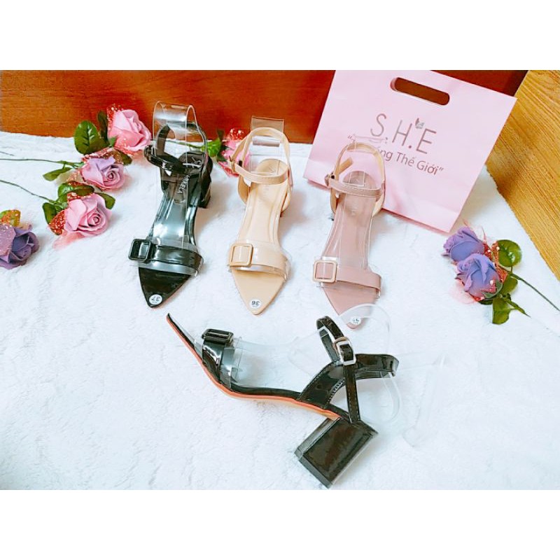 Giày cao gót mũi nhọn, gót cao 5 phân(5cm)