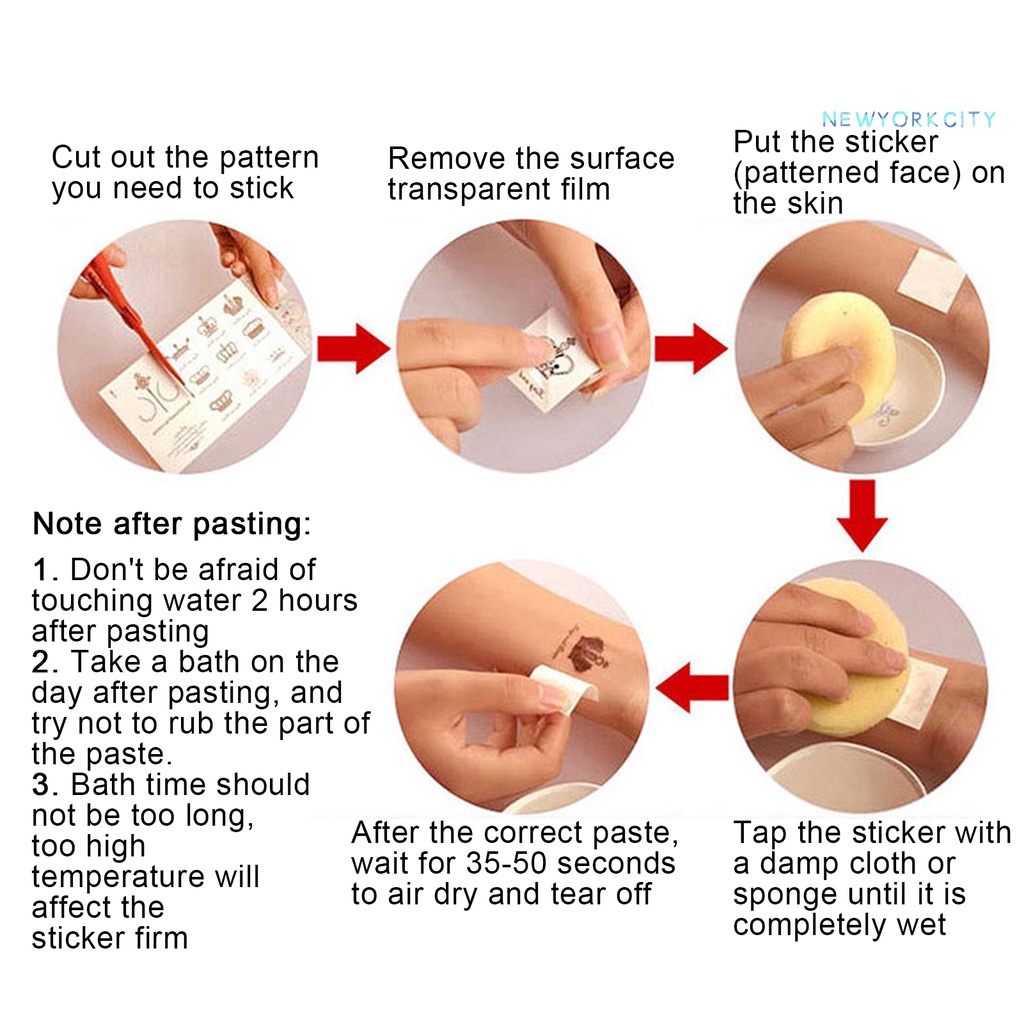 Set 10 Tấm Hình Xăm Dán Tạm Thời Bằng Giấy Chống Nước Thân Thiện Với Da Họa Tiết Halloween Dành Cho Nam