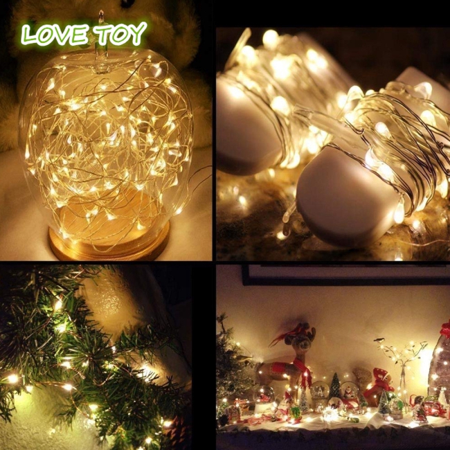 Dây đèn led 30 bóng dài 3m xinh xắn dùng trang trí