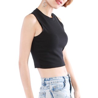 Áo sát nách croptop nữ
