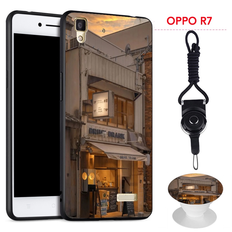 Ốp Điện Thoại Chống Sốc Kèm Dây Đeo Cho Oppo R7 / R7 Lite