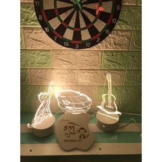ĐÈN NGỦ LED 3D NHIỀU HÌNH (XIU LUNG LINH)