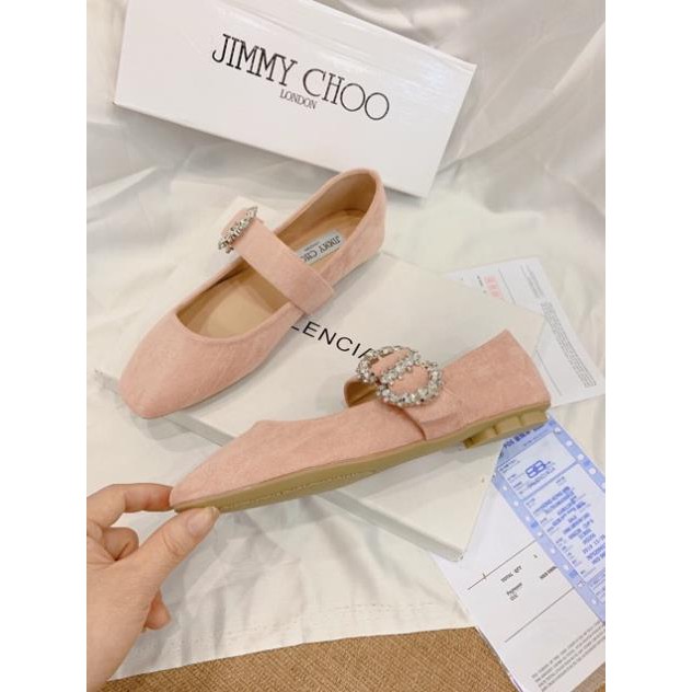 |  Sales T8 | HOT Tháng 7 Giày búp bê jimmy choo quai ngang fullbox Tốt Nhất Rồi Đẹp Xịn .