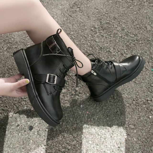 Order boots cao cổ 2 khuy cài cho mùa thu đông 2020, hàng quảng châu loại đẹp | BigBuy360 - bigbuy360.vn