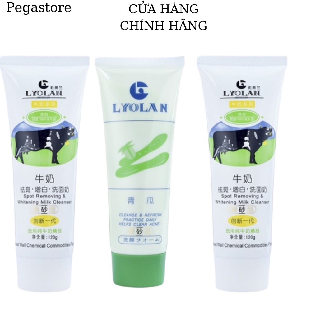 Sữa rửa mặt LYOLAN SRM Dưa Leo/Bò Sữa 120g