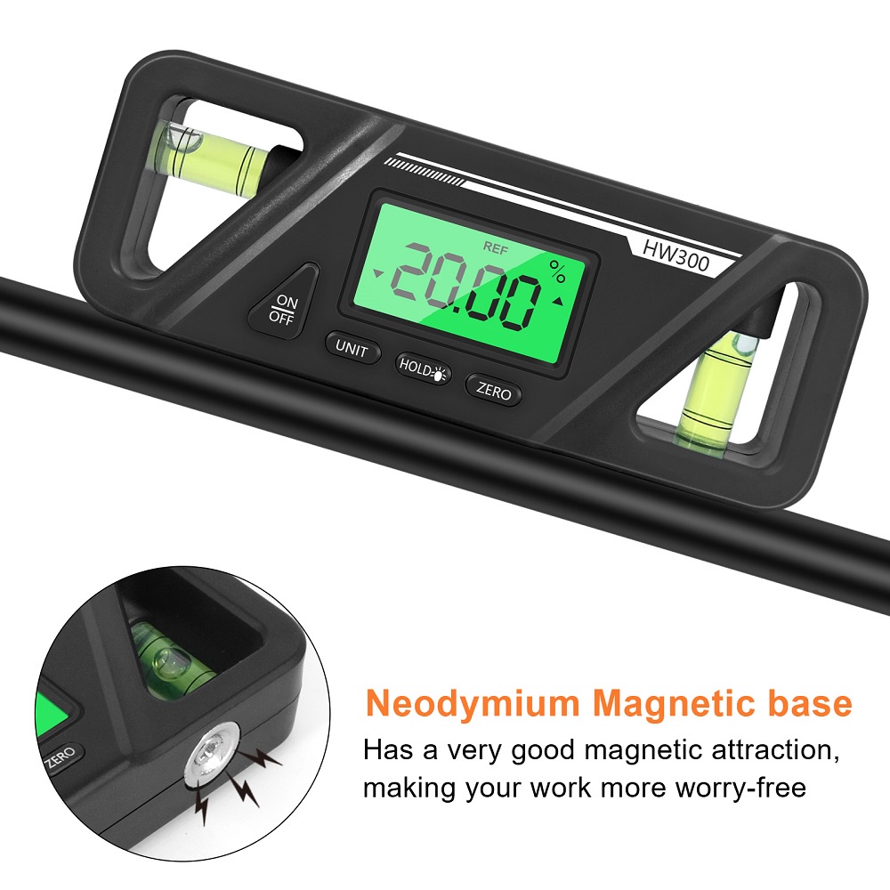 Thước EKEZ cân bằng đo góc điện tử từ tính dài 115mm sẵn pin