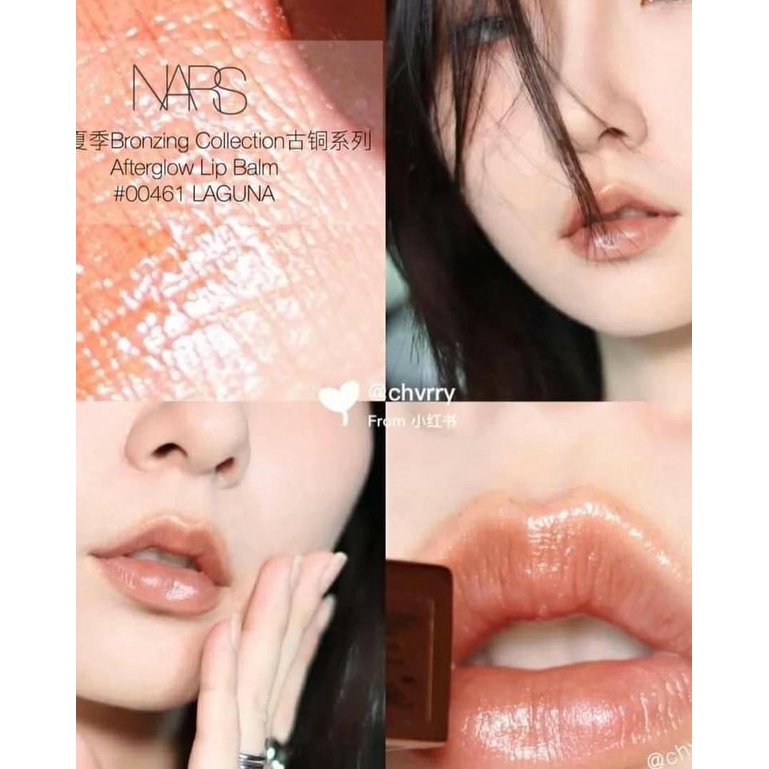 Set son dưỡng + phấn tạo khối NARS mini màu Laguna