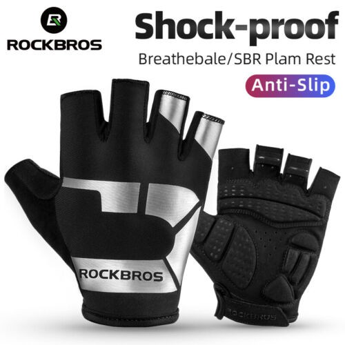 Găng tay thể thao ROCKBROS hở ngón chống trượt thời trang