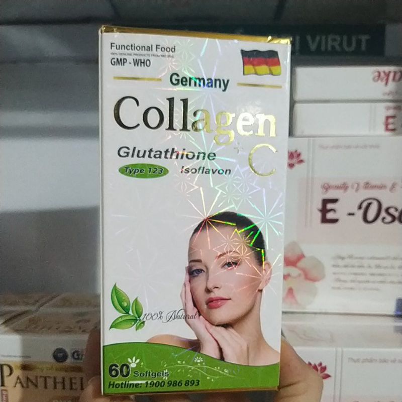Viên uống Collagen C+ trắnh đẹp da mờ nám tàn nhang