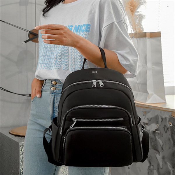 Balo Vải Oxford Cỡ Lớn Phong Cách Retro Cho Nữ Lưng