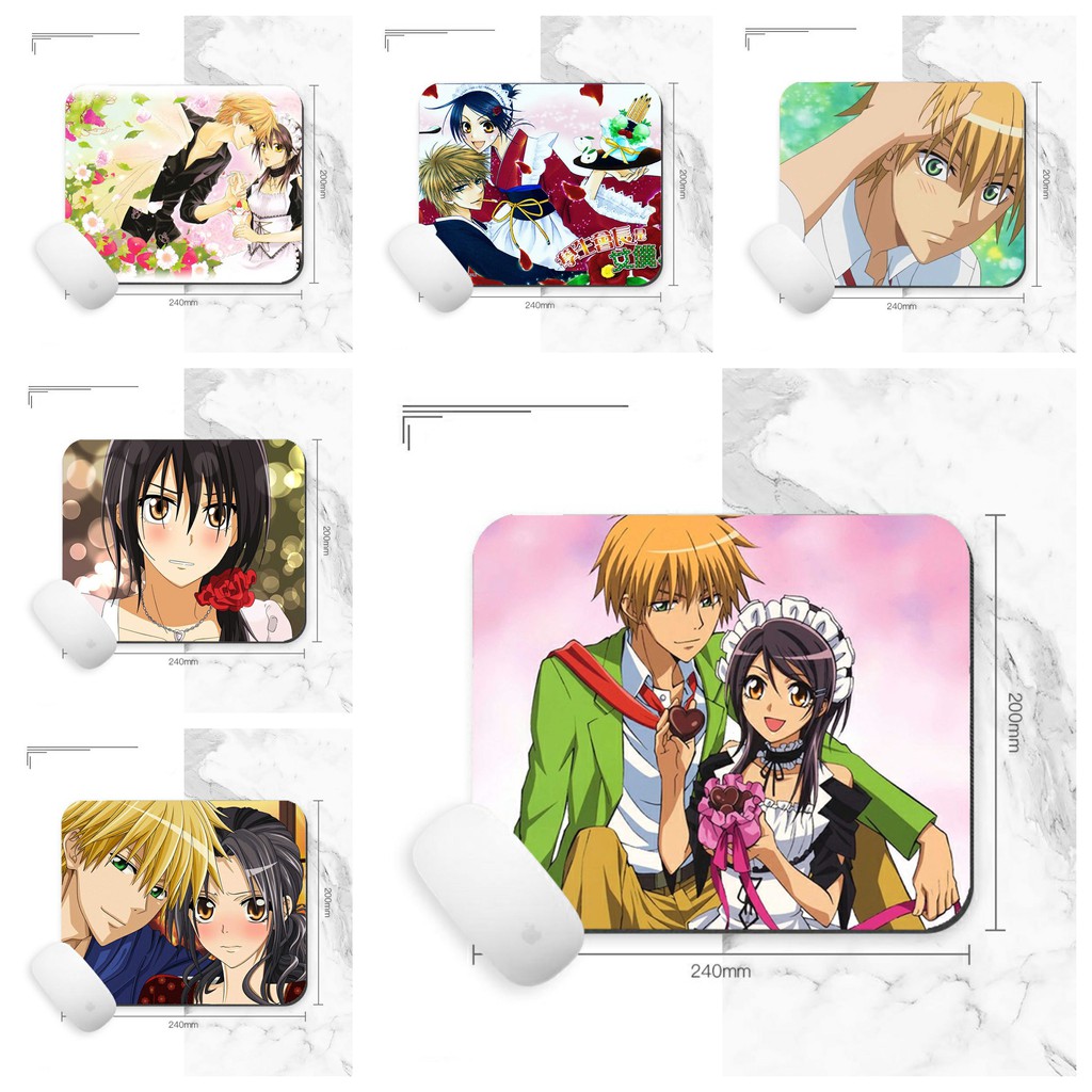 Miếng lót chuột IN HÌNH Kaichou wa Maid-sama! Khi sếp là hầu bàn anime chibi tiện lợi xinh xắn